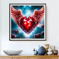 Heart 5d Diy Diamond Painting Kits UK Handwork Hobby FL6093