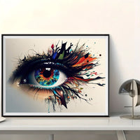 Eye 5d Diy Diamond Painting Kits UK Handwork Hobby FL7033