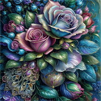 Rose 5d Diy Diamond Painting Kits UK Handwork Hobby FL3016