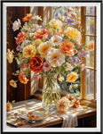 Flower 5d Diy Diamond Painting Kits UK Handwork Hobby FL2154