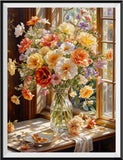 Flower 5d Diy Diamond Painting Kits UK Handwork Hobby FL2154