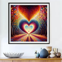 Heart 5d Diy Diamond Painting Kits UK Handwork Hobby FL4294