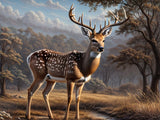Deer 5d Diy Diamond Painting Kits UK Handwork Hobby FL3500