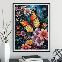 Butterfly 5d Diy Diamond Painting Kits UK Handwork Hobby FL2239