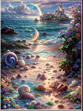 Beach 5d Diy Diamond Painting Kits UK Handwork Hobby FL4515