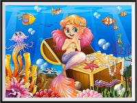 Mermaid 5d Diy Diamond Painting Kits UK Handwork Hobby FL7752