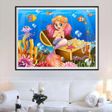 Mermaid 5d Diy Diamond Painting Kits UK Handwork Hobby FL7752