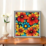 Flower 5d Diy Diamond Painting Kits UK Handwork Hobby FL9570