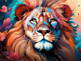 Lion 5d Diy Diamond Painting Kits UK Handwork Hobby FL8227