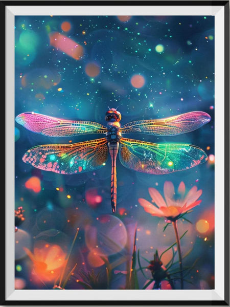 Dragongfly 5d Diy Diamond Painting Kits UK Handwork Hobby FL5126