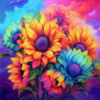 Sunflower 5d Diy Diamond Painting Kits UK Handwork Hobby FL9980