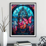Butterfly 5d Diy Diamond Painting Kits UK Handwork Hobby FL5055