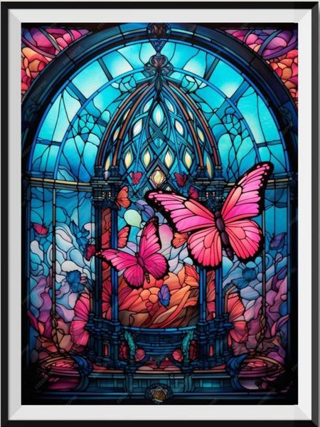Butterfly 5d Diy Diamond Painting Kits UK Handwork Hobby FL5055