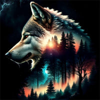 Wolf 5d Diy Diamond Painting Kits UK Handwork Hobby FL2006