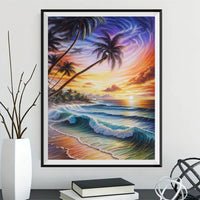 Beach 5d Diy Diamond Painting Kits UK Handwork Hobby FL2205