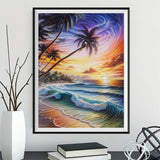 Beach 5d Diy Diamond Painting Kits UK Handwork Hobby FL2205