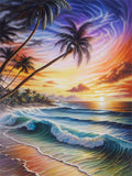 Beach 5d Diy Diamond Painting Kits UK Handwork Hobby FL2205