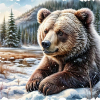 Bear 5d Diy Diamond Painting Kits UK Handwork Hobby FL3314