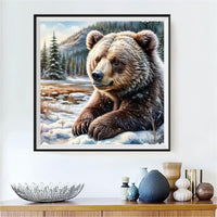Bear 5d Diy Diamond Painting Kits UK Handwork Hobby FL3314