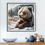 Bear 5d Diy Diamond Painting Kits UK Handwork Hobby FL3314