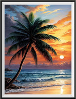 Beach 5d Diy Diamond Painting Kits UK Handwork Hobby FL2202