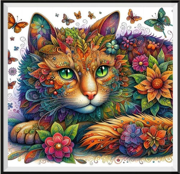 Cat 5d Diy Diamond Painting Kits UK Handwork Hobby PL9093