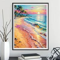 Beach 5d Diy Diamond Painting Kits UK Handwork Hobby FL2201