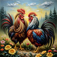 Chicken 5d Diy Diamond Painting Kits UK Handwork Hobby FL3257