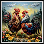 Chicken 5d Diy Diamond Painting Kits UK Handwork Hobby FL3257