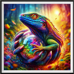 Chameleon 5d Diy Diamond Painting Kits UK Handwork Hobby FL3326