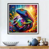 Chameleon 5d Diy Diamond Painting Kits UK Handwork Hobby FL3326