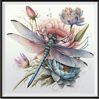 Dragongfly 5d Diy Diamond Painting Kits UK Handwork Hobby FL5129