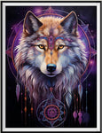 Wolf 5d Diy Diamond Painting Kits UK Handwork Hobby FL8290