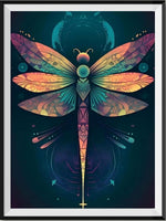 Dragongfly 5d Diy Diamond Painting Kits UK Handwork Hobby FL5125