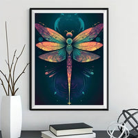 Dragongfly 5d Diy Diamond Painting Kits UK Handwork Hobby FL5125