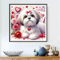 Dog 5d Diy Diamond Painting Kits UK Handwork Hobby FL3474