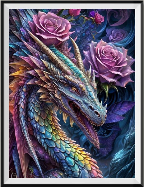 Dragon 5d Diy Diamond Painting Kits UK Handwork Hobby FL2339