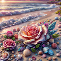 Rose 5d Diy Diamond Painting Kits UK Handwork Hobby FL4087