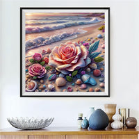 Rose 5d Diy Diamond Painting Kits UK Handwork Hobby FL4087