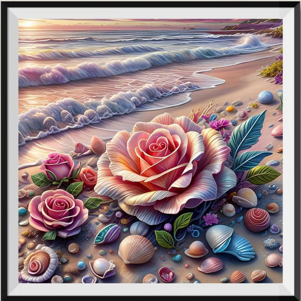 Rose 5d Diy Diamond Painting Kits UK Handwork Hobby FL4087