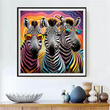 Zebra 5d Diy Diamond Painting Kits UK Handwork Hobby FL3305