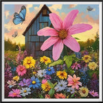 Flower 5d Diy Diamond Painting Kits UK Handwork Hobby FL9590