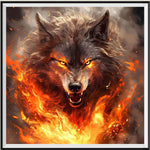 Wolf 5d Diy Diamond Painting Kits UK Handwork Hobby FL8249