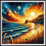 Beach 5d Diy Diamond Painting Kits UK Handwork Hobby FL6262