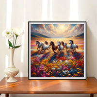 Horse 5d Diy Diamond Painting Kits UK Handwork Hobby FL8095