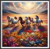 Horse 5d Diy Diamond Painting Kits UK Handwork Hobby FL8095