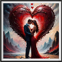 Lover Heart 5d Diy Diamond Painting Kits UK Handwork Hobby FL6101