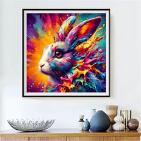 Rabbit 5d Diy Diamond Painting Kits UK Handwork Hobby FL5423