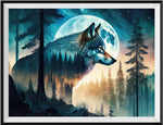 Wolf 5d Diy Diamond Painting Kits UK Handwork Hobby FL8319