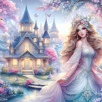 Princess 5d Diy Diamond Painting Kits UK Handwork Hobby FL7637